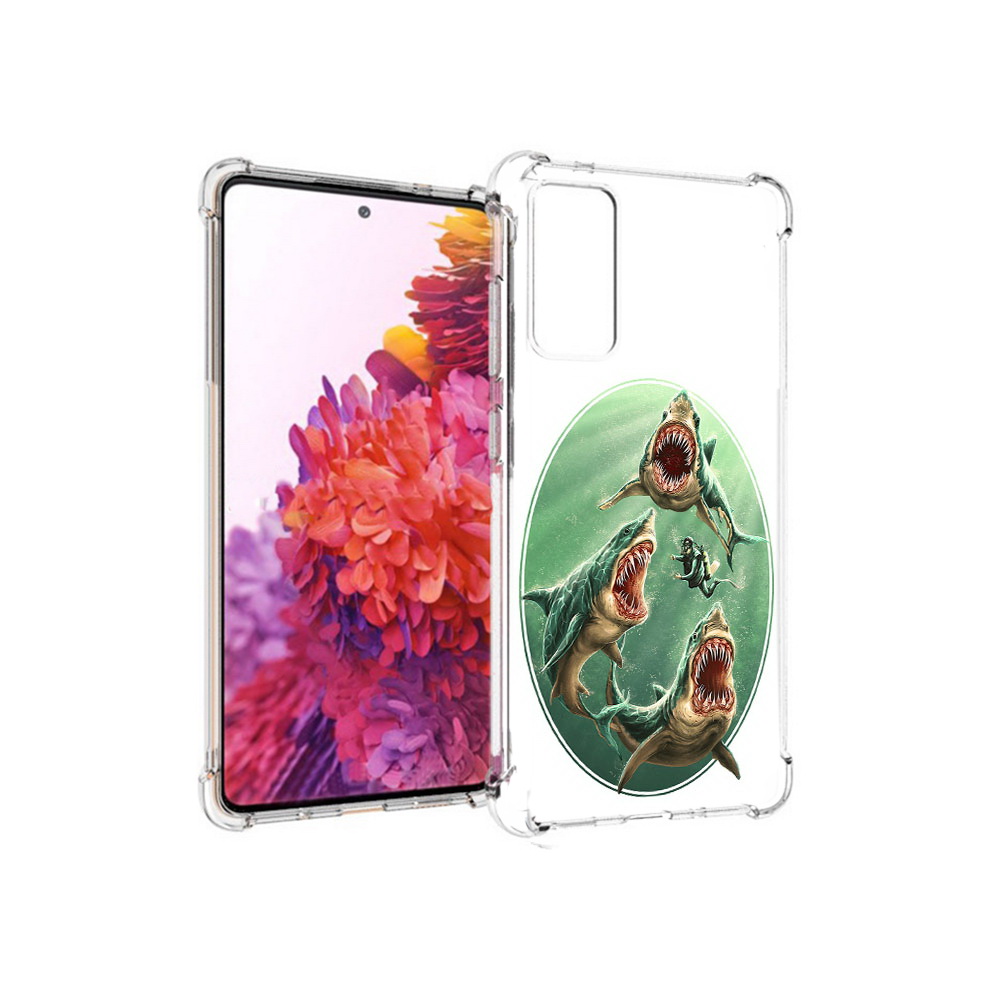 

Чехол MyPads Tocco для Samsung Galaxy S20 FE синяя бездна (PT153647.496.600), Прозрачный, Tocco