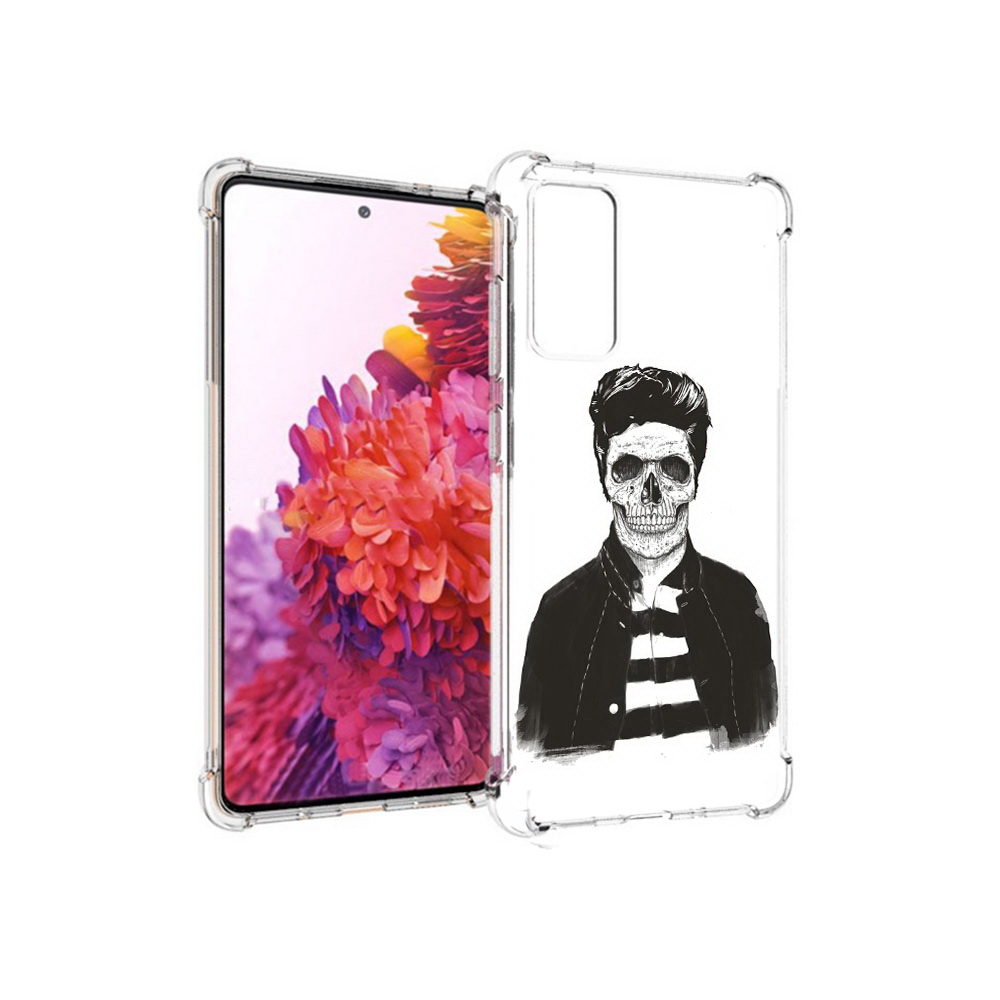 

Чехол MyPads Tocco для Samsung Galaxy S20 FE скелет (PT153647.496.604), Прозрачный, Tocco