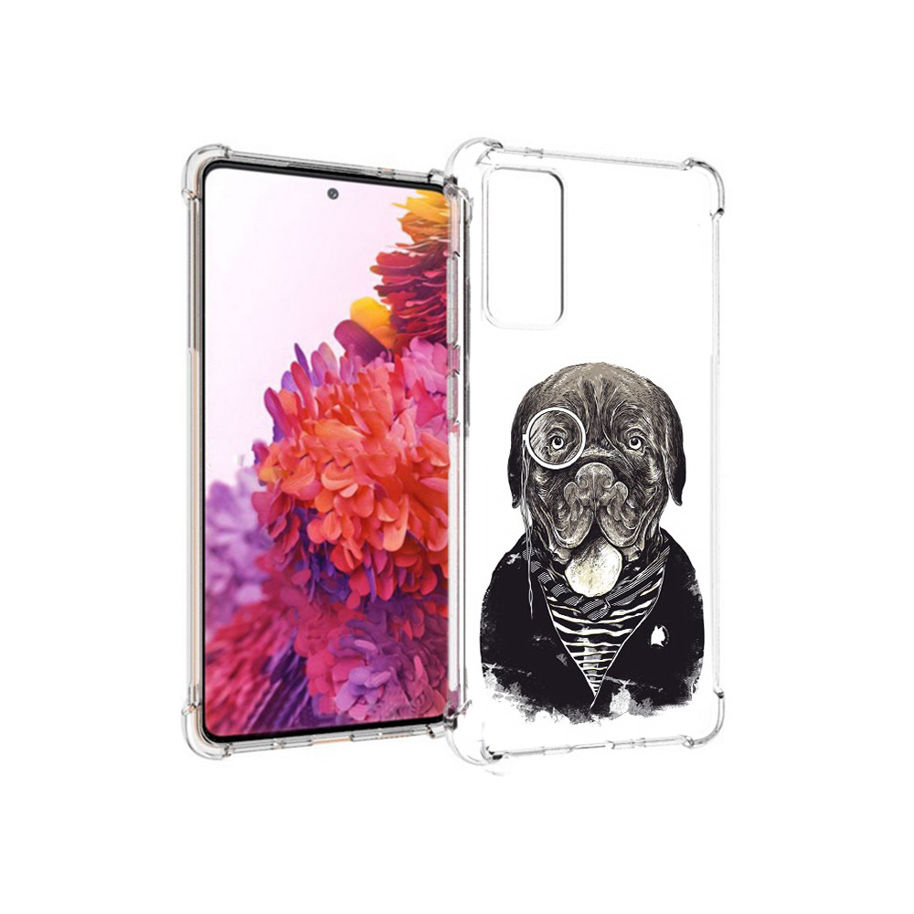 

Чехол MyPads Tocco для Samsung Galaxy S20 FE солидный песик (PT153647.496.615), Прозрачный, Tocco