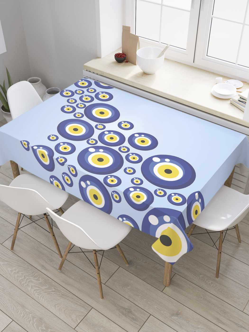 

Скатерть прямоугольная JoyArty "Поток энергии" из сатена, 180x145 см, Поток энергии