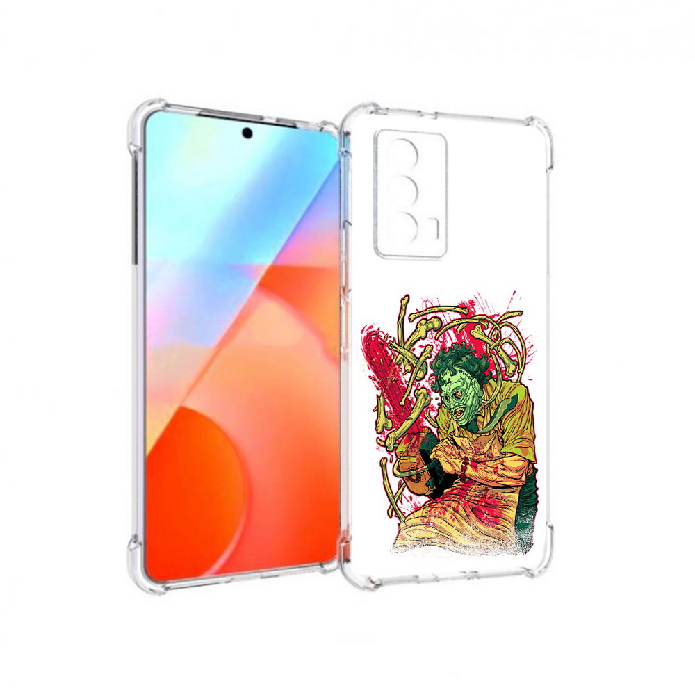 

Чехол MyPads Tocco для Vivo iQOO Z5 яркий мясник (PT226980.401.711), Прозрачный, Tocco