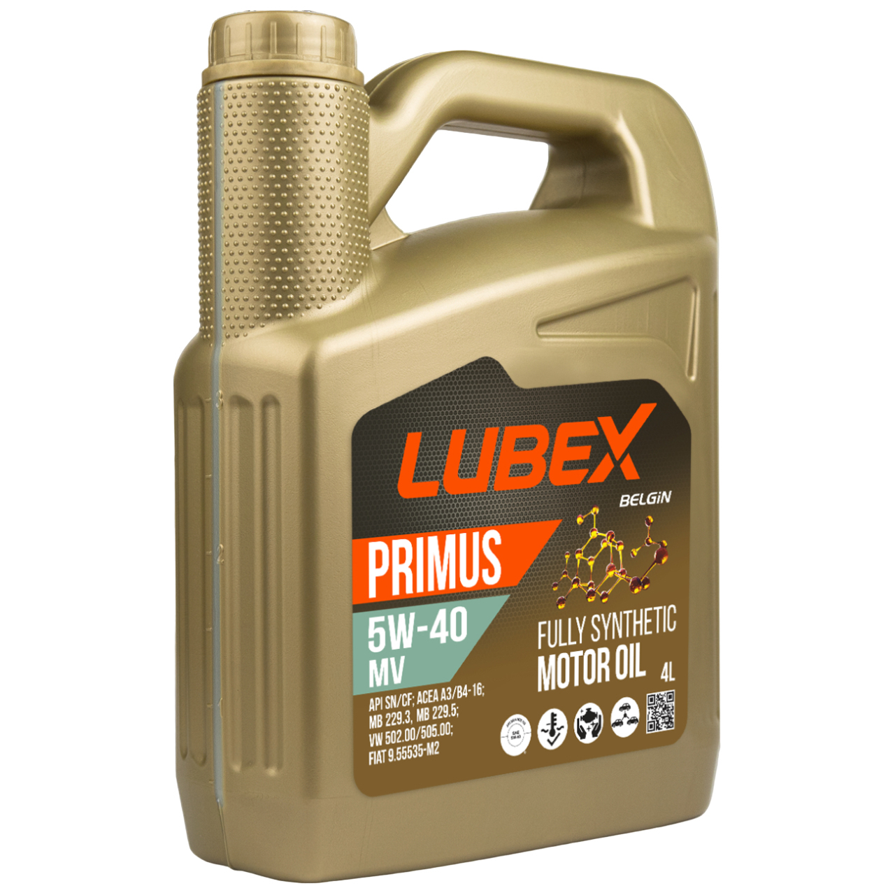

Моторное масло LUBEX PRIMUS MV 5W40 4л