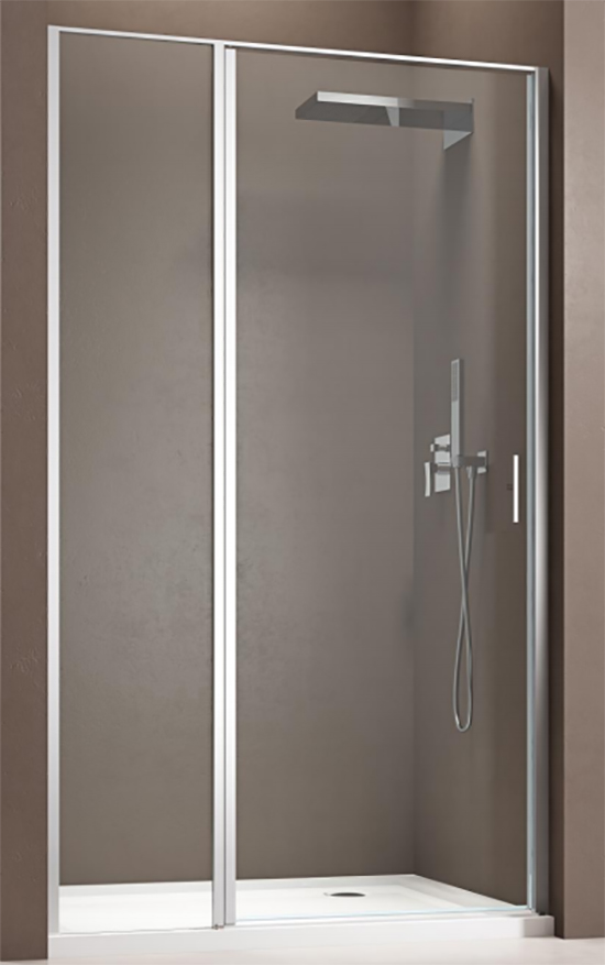 

Bravat Душевая дверь Allen Brau Priority 100 3.31005.BA серебро браш