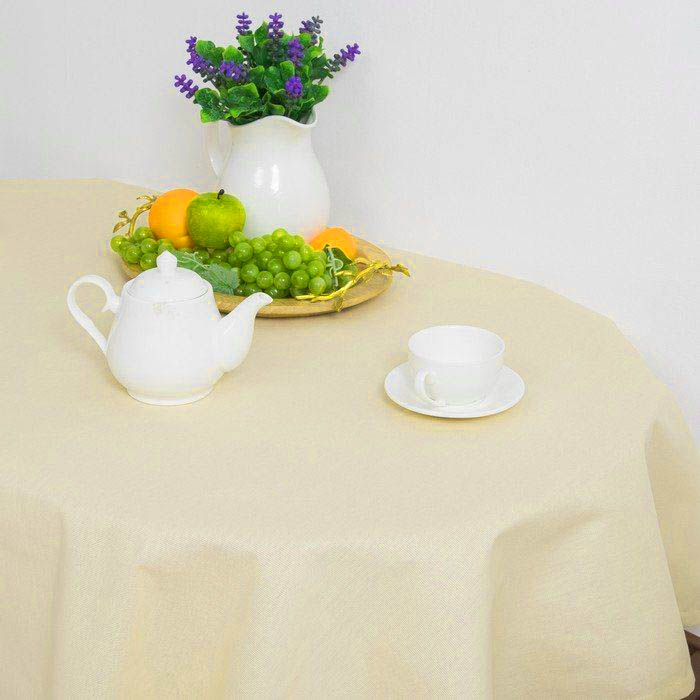 

Скатерть Этель Home 10472161, саржа, 146x146 см, молочный, Бежевый