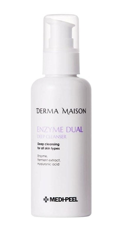 фото Очищающая пенка с энзимами medi-peel derma maison enzyme dual deep cleanser, 150 мл