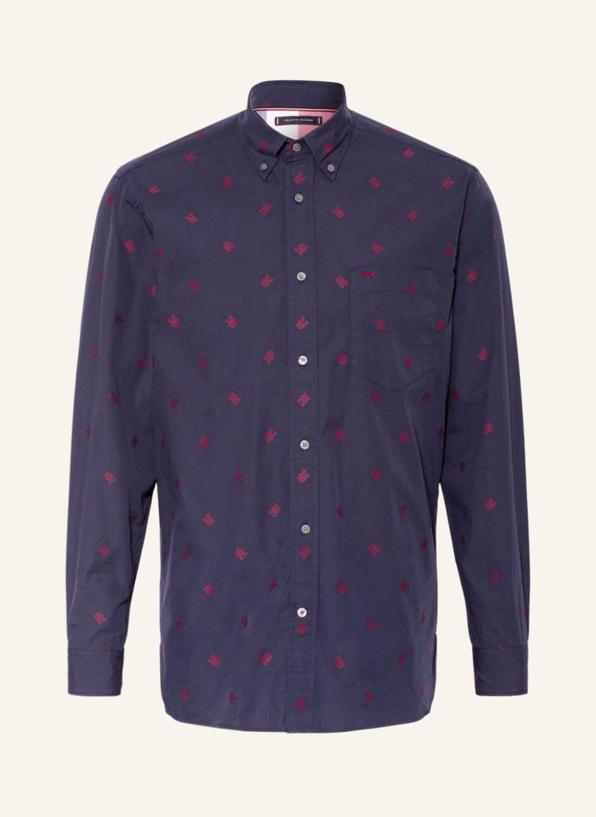 

Рубашка мужская Tommy Hilfiger 1001319450 синяя S (доставка из-за рубежа), 1001319450