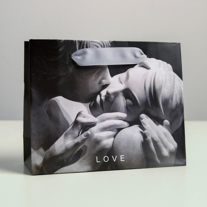 

Пакет ламинированный горизонтальный «Love», S 15 × 12 × 5.5 см, Коллекция упаковки "Искусство"