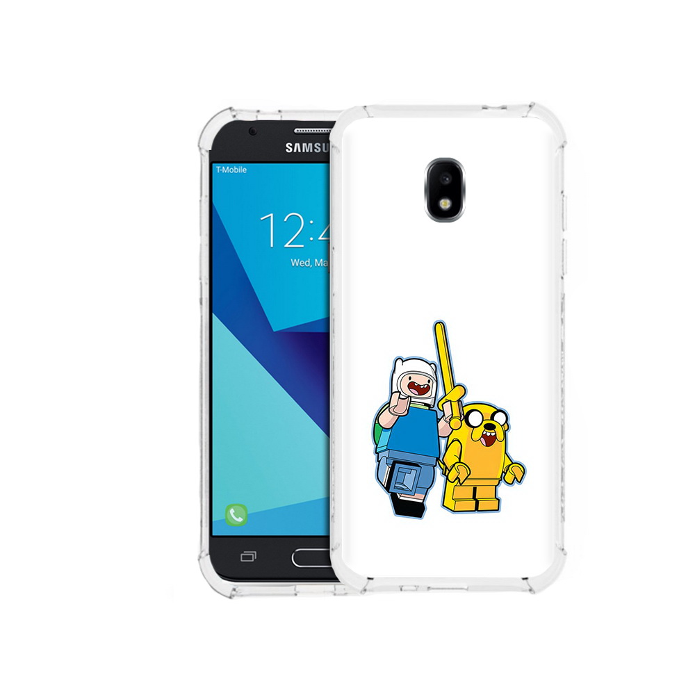 

Чехол MyPads Tocco для Samsung Galaxy J7 Pro время приключений лего (PT128255.589.274), Прозрачный, Tocco