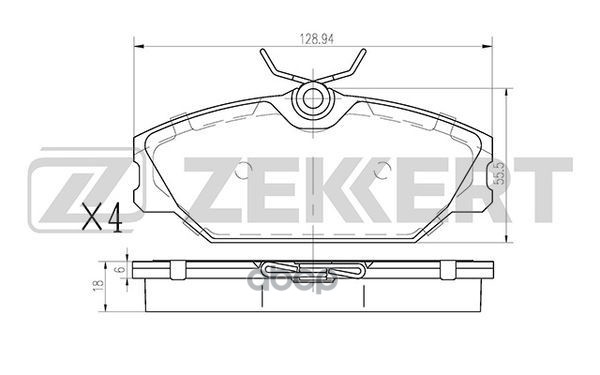 

Колодки Тормозные Renault Clio Ii 00-, Laguna 93-, Megane 96- Передние Дисковые (Gdb1405)