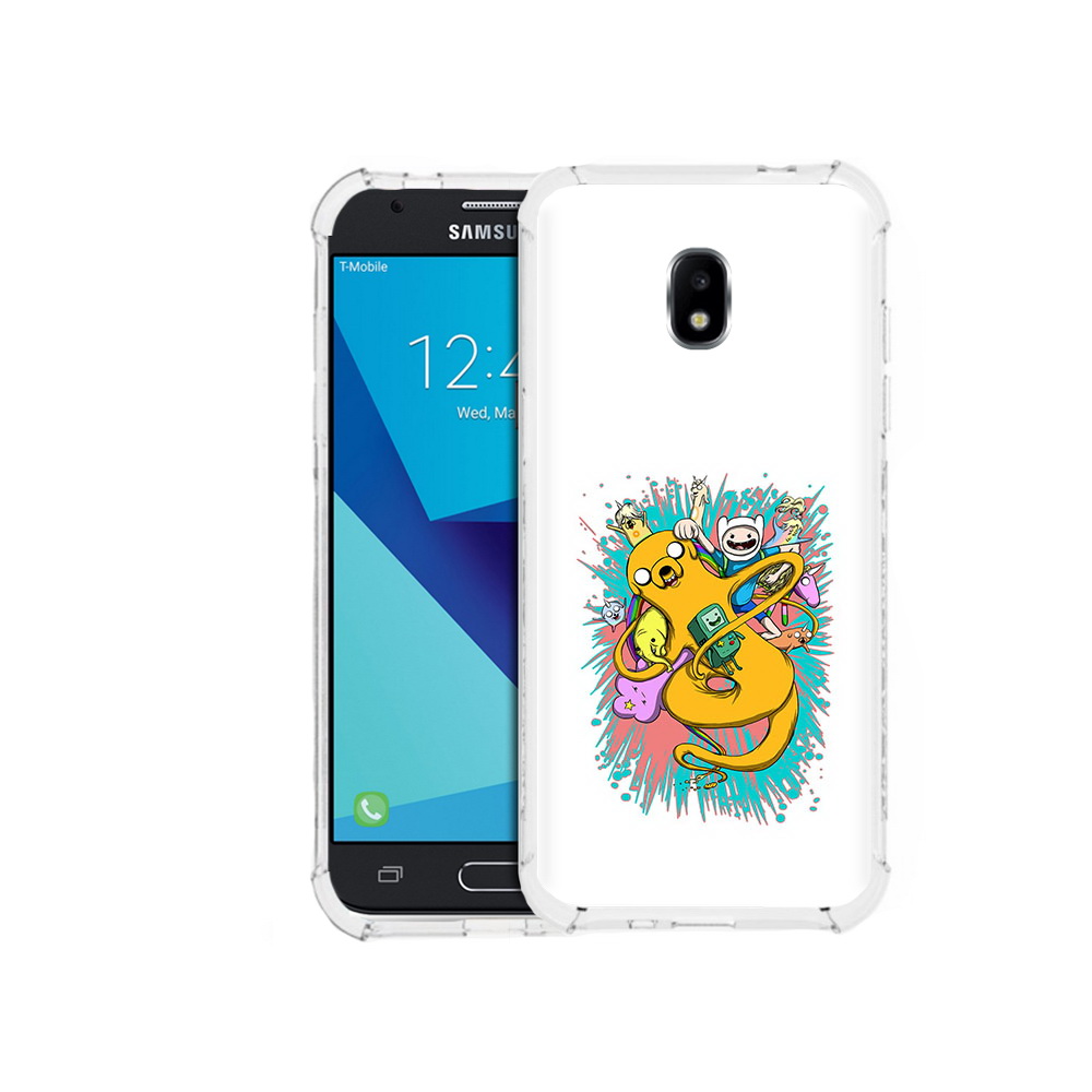 Чехол MyPads Tocco для Samsung Galaxy J7 Pro время приключений рисунок (PT128255.589.276)