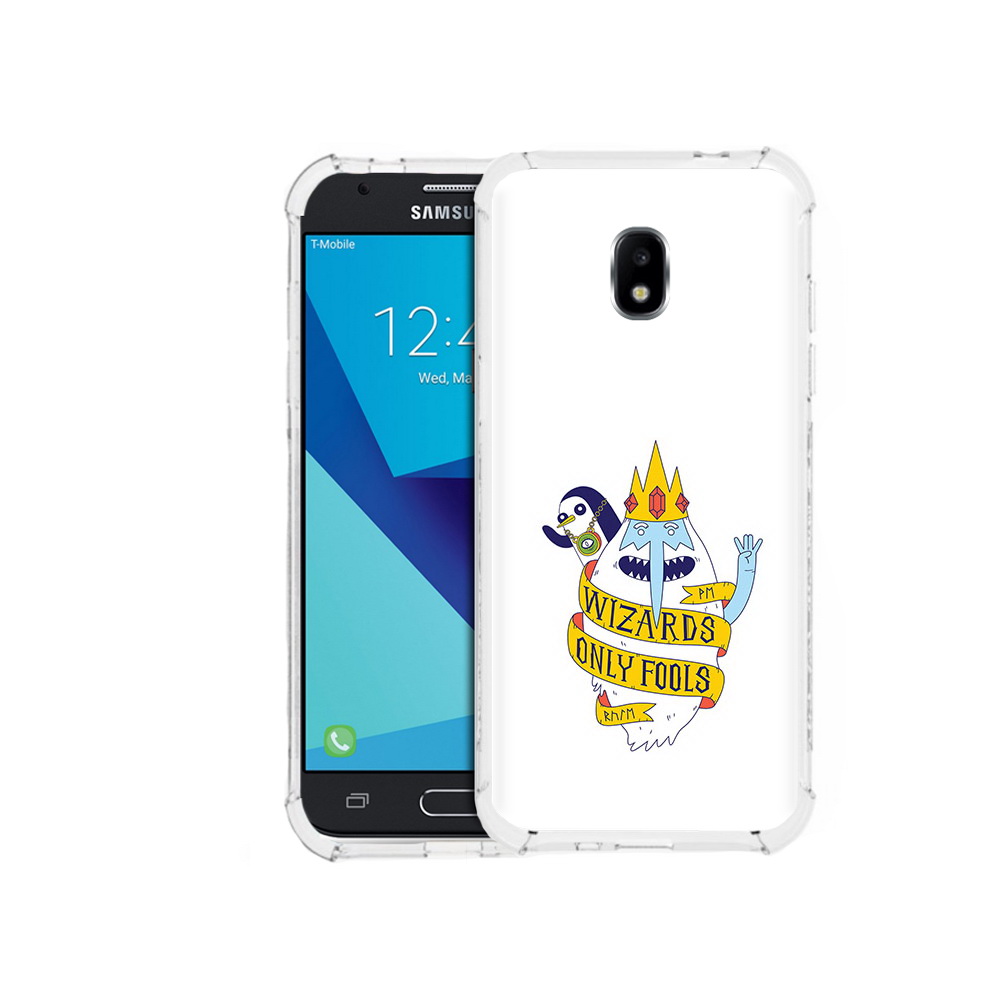 

Чехол MyPads Tocco для Samsung Galaxy J7 Pro время приключений снежный король, Прозрачный, Tocco