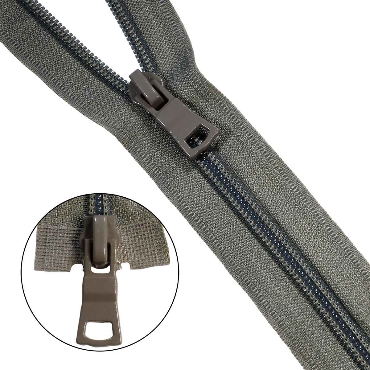 

Молния витая т7, 2 замка, 95см (275 серый), 10 шт