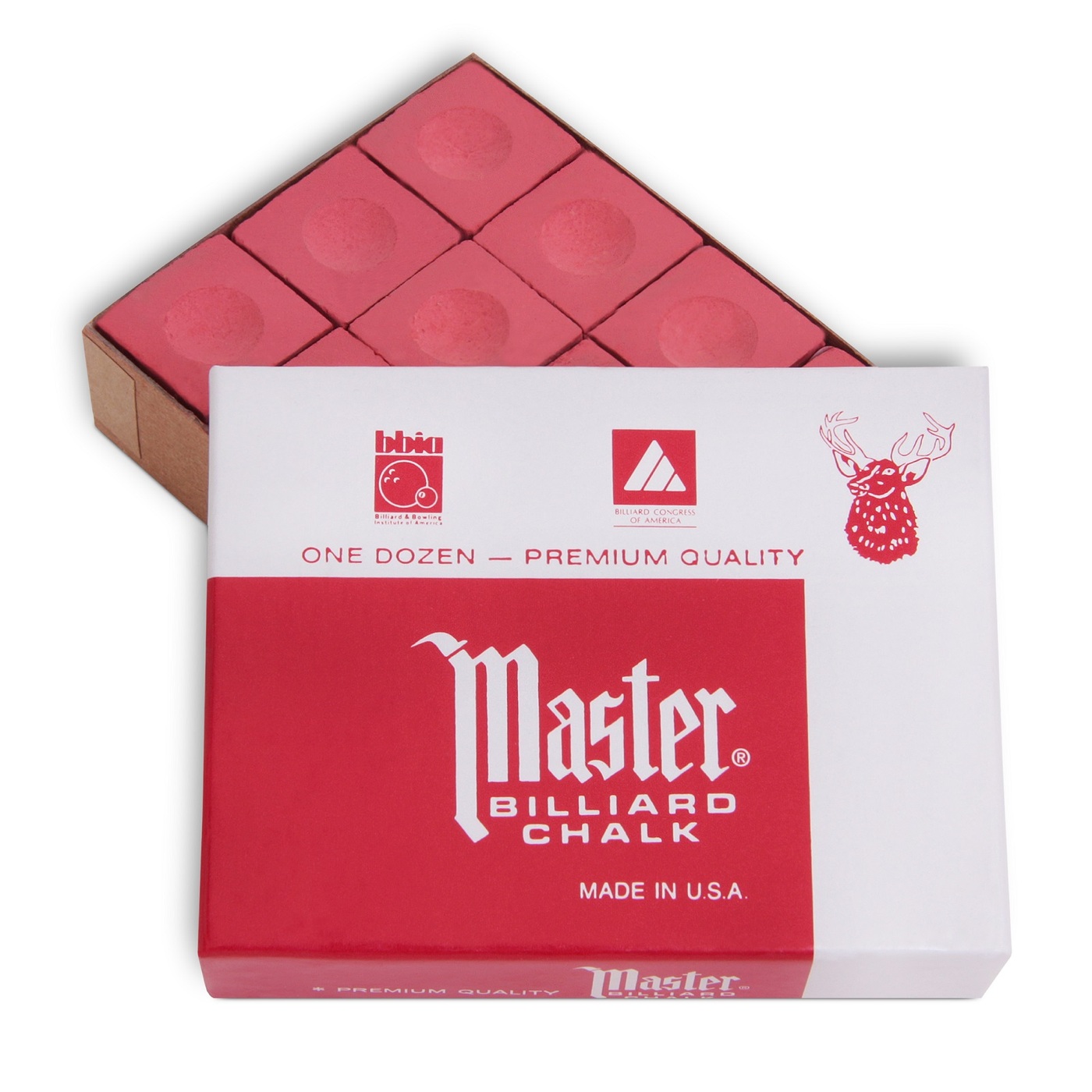 

Бильярдный мел Tweeten Master Rt 12 Rust 04399, Красный, Master Rt