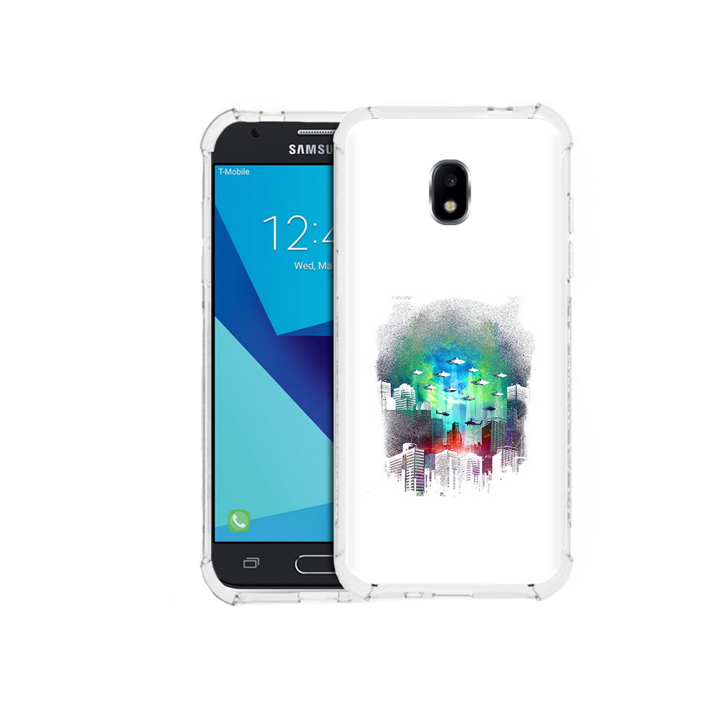 

Чехол MyPads Tocco для Samsung Galaxy J7 Pro город в свечении (PT128255.589.296), Прозрачный, Tocco