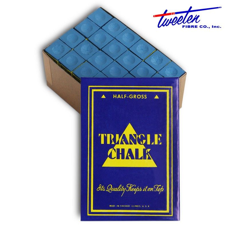 

Мел для бильярда Triangle Tweeten Blue, синий, 72 шт., МелTriangleE._72