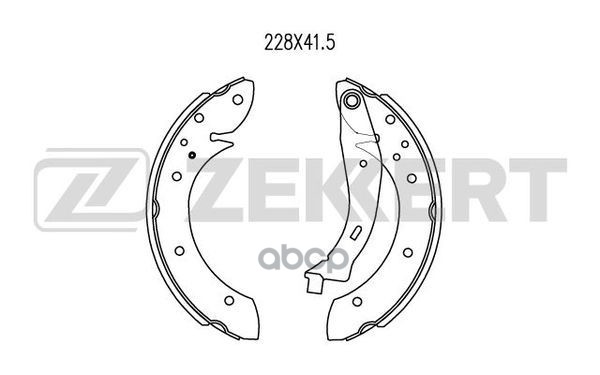 

Колодки Тормозные Citroen Berlingo (B9) 08-, Xsara Picasso (N68) 99- Задние Барабанные (Gs