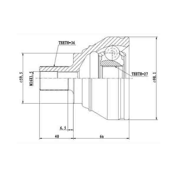 

ШРУС наружный Zikmar z87470r