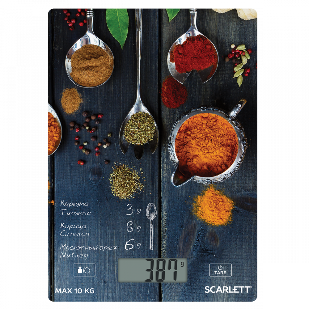 Весы кухонные Scarlett SC-KS57P68 весы кухонные электронные scarlett sc ks57p56 рисунок сэндвичи