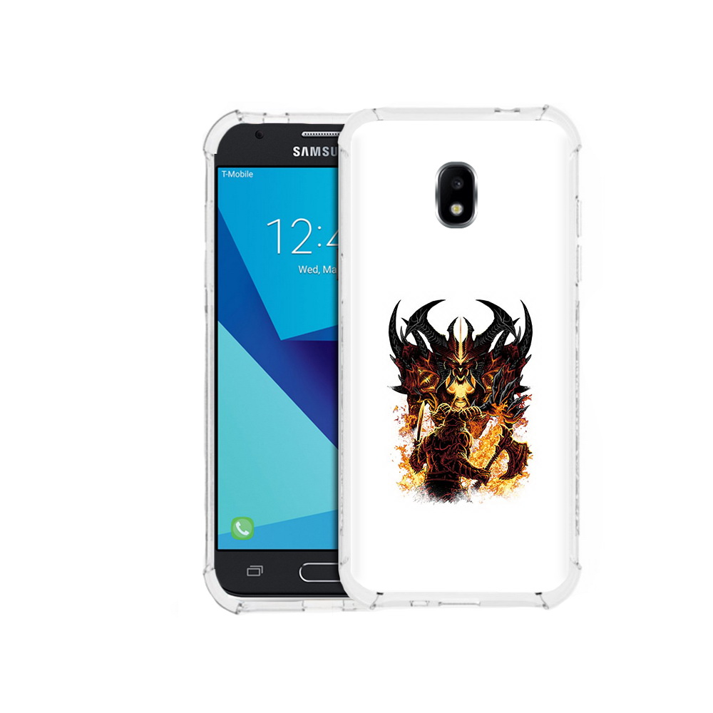 

Чехол MyPads Tocco для Samsung Galaxy J7 Pro демон shadow fiend (PT128255.589.318), Прозрачный, Tocco