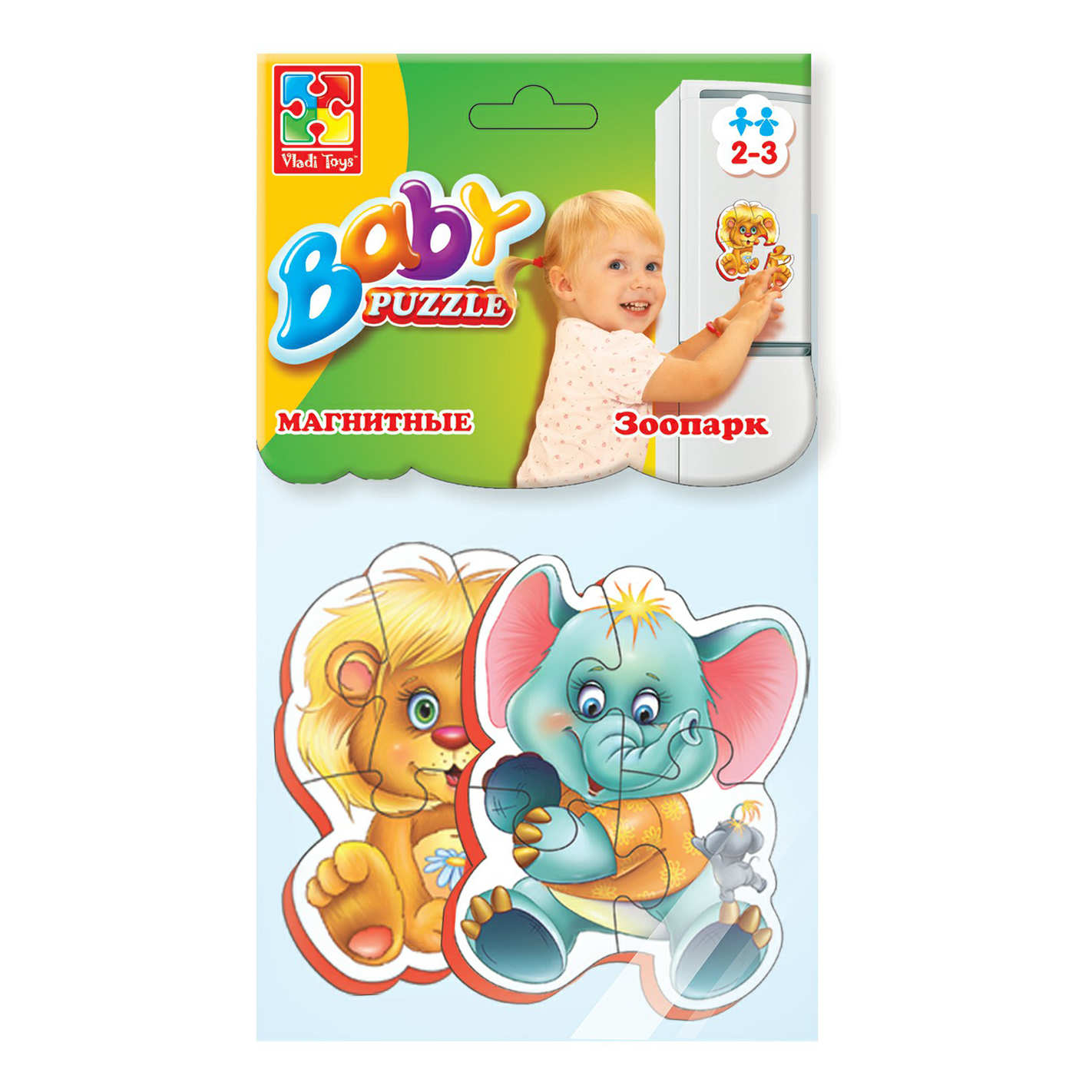 

Пазлы магнитные Vladi Toys Baby puzzle мягкие в ассортименте