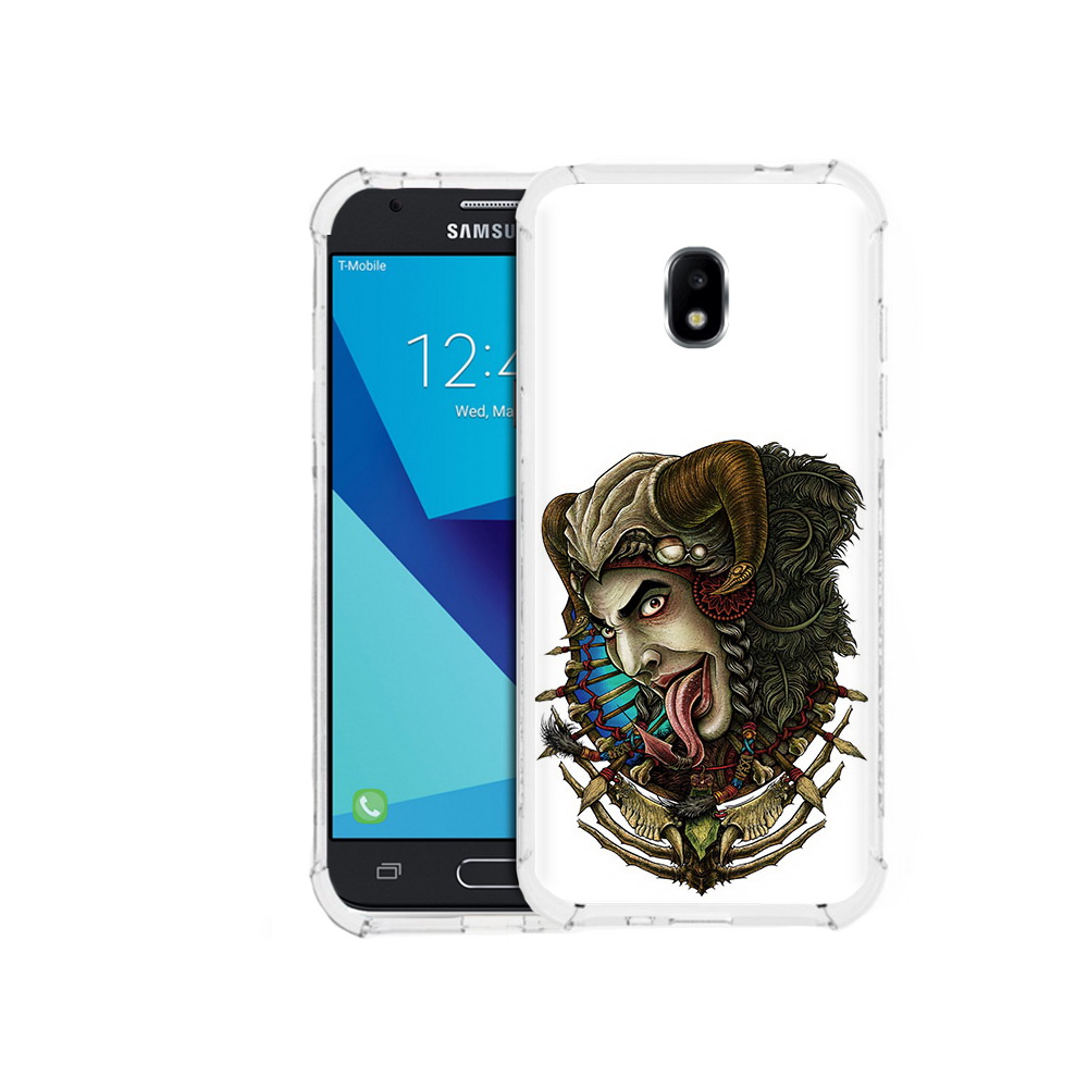 

Чехол MyPads Tocco для Samsung Galaxy J7 Pro длинный язык (PT128255.589.330), Прозрачный, Tocco