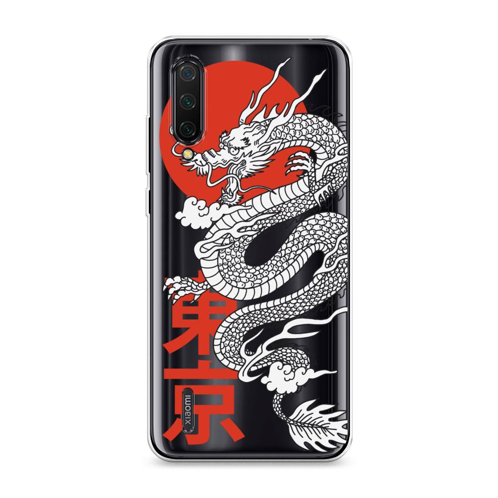 

Чехол на Xiaomi Mi A3 Lite "Китайский дракон", Черный;красный;белый, 36250-1