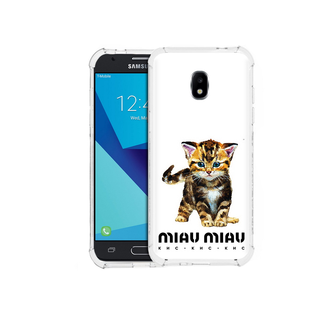 

Чехол MyPads Tocco для Samsung Galaxy J7 Pro Бренд miau miau (PT128255.589.34), Прозрачный, Tocco