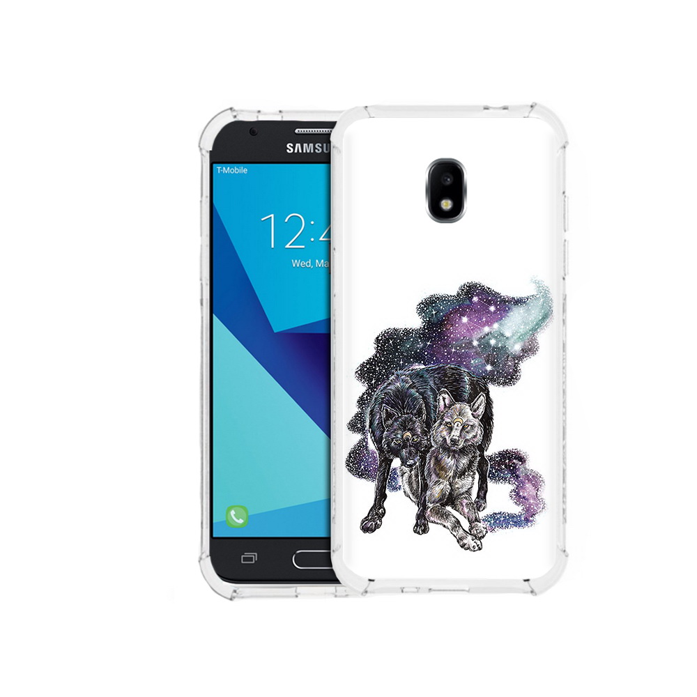 

Чехол MyPads Tocco для Samsung Galaxy J7 Pro звездные волки (PT128255.589.352), Прозрачный, Tocco