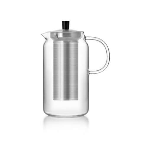 фото Чайник samadoyo stainless steel infuser clear/chrom, м-s'046