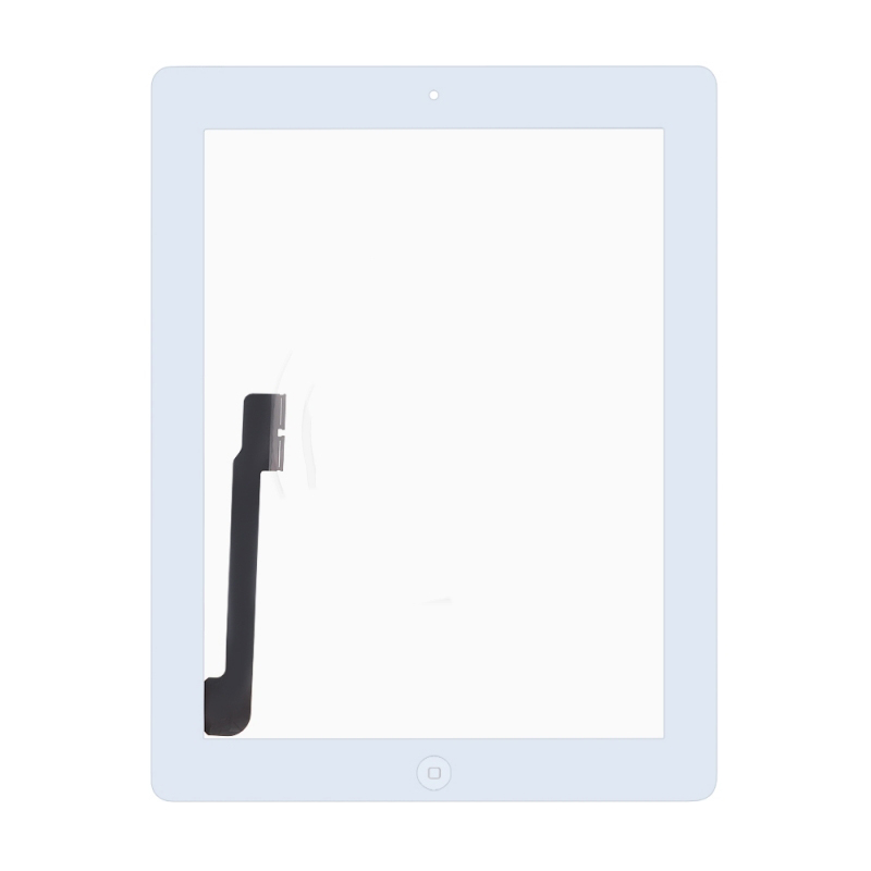 

Тачскрин (сенсор) BaseMarket для Apple iPad A1458 в сборе с кнопкой HOME (белый) OEM