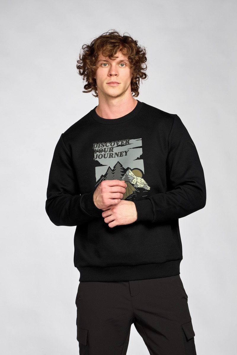 

Свитшот мужской Anta 852416701 OUTDOORS A-SPORTS SHAPE черный M, 852416701 OUTDOORS A-SPORTS SHAPE