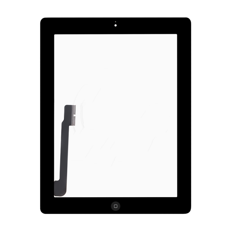 

Тачскрин (сенсор) BaseMarket для Apple iPad A1460 в сборе с кнопкой HOME (черный) OEM