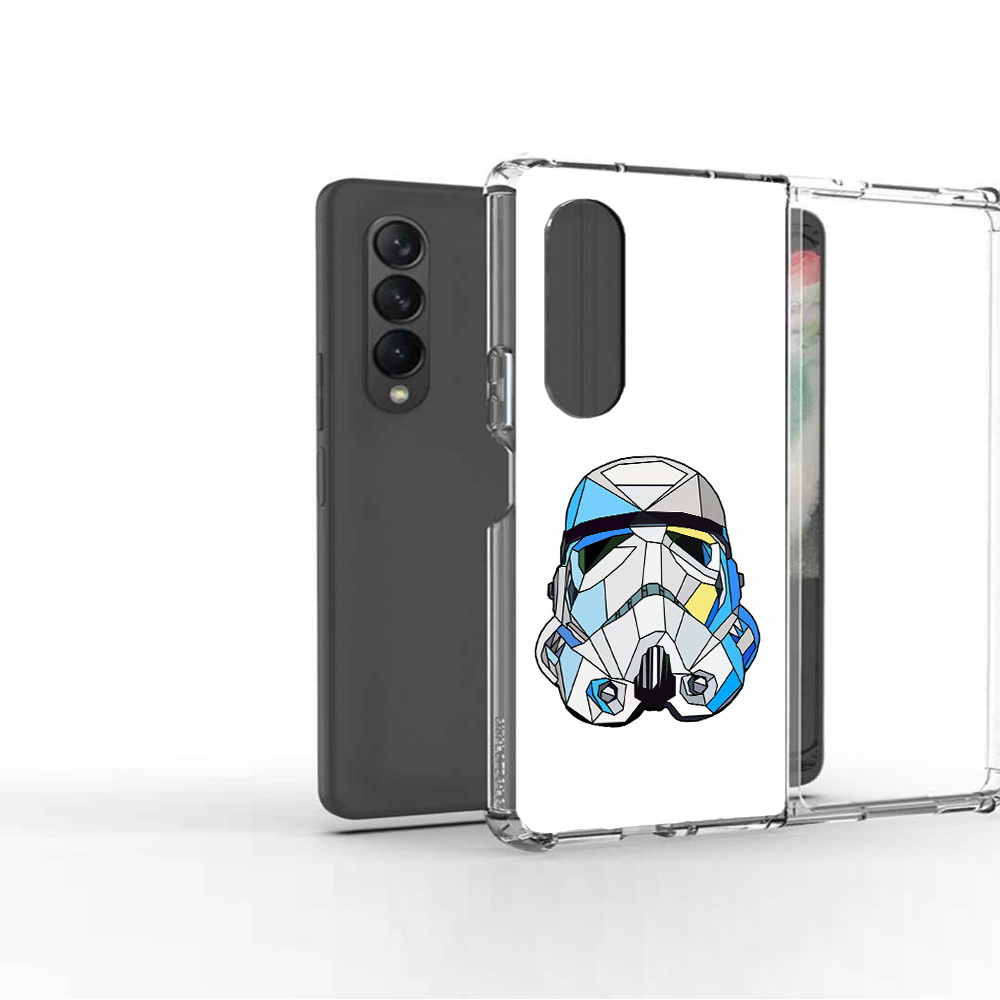 

Чехол MyPads Tocco для Samsung Galaxy Z Fold2 star wars дарт вейдер, Прозрачный, Tocco