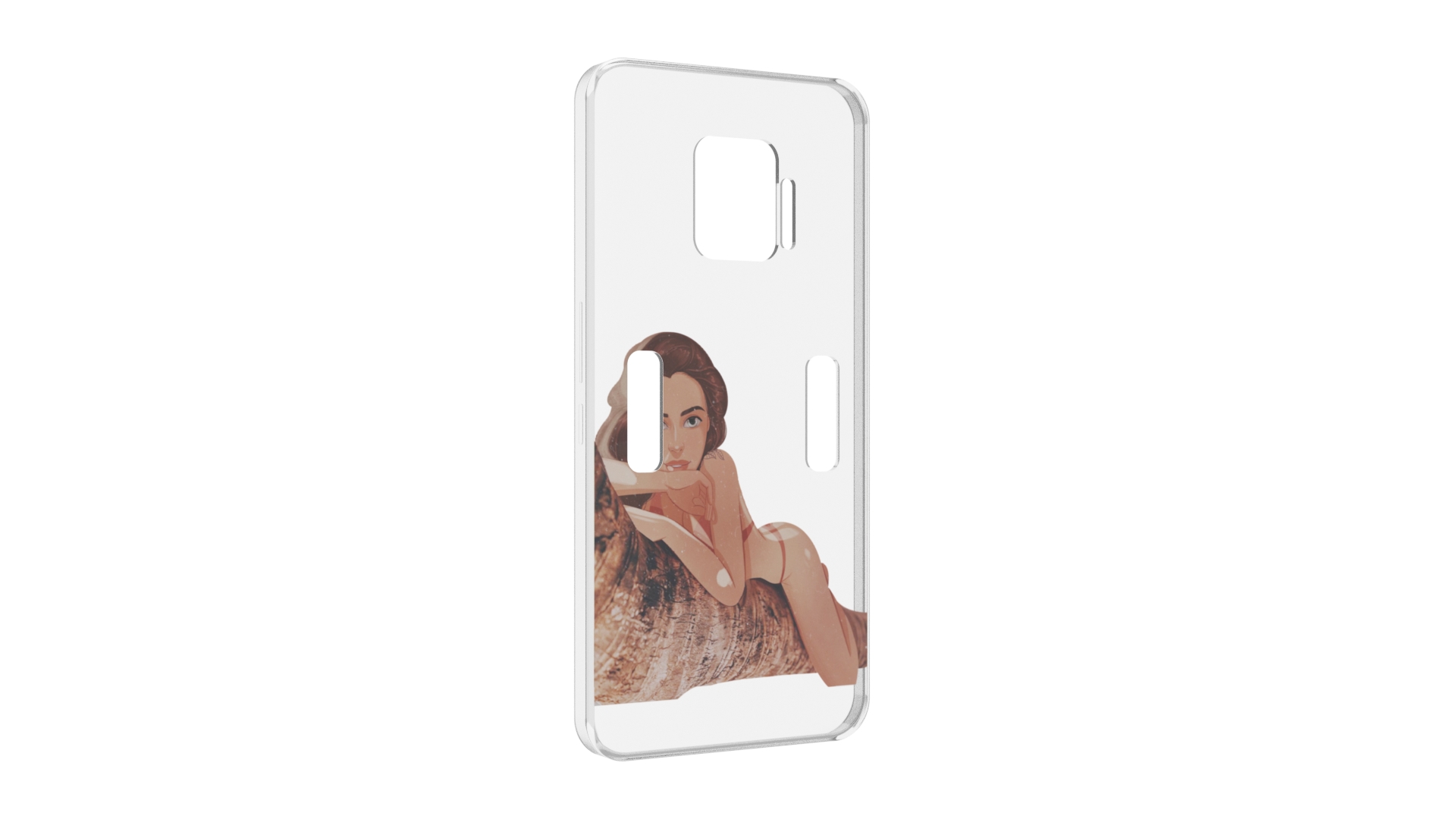

Чехол MyPads амазонка-на-дереве для ZTE Nubia Red Magic 7 Pro, Прозрачный, Tocco