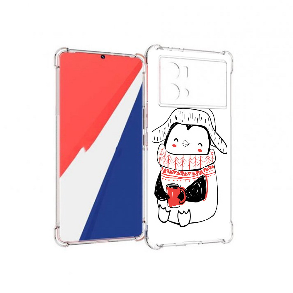 

Чехол MyPads Tocco для Vivo 9 Pro Милый пингвин (PT226978.402.115), Прозрачный, Tocco