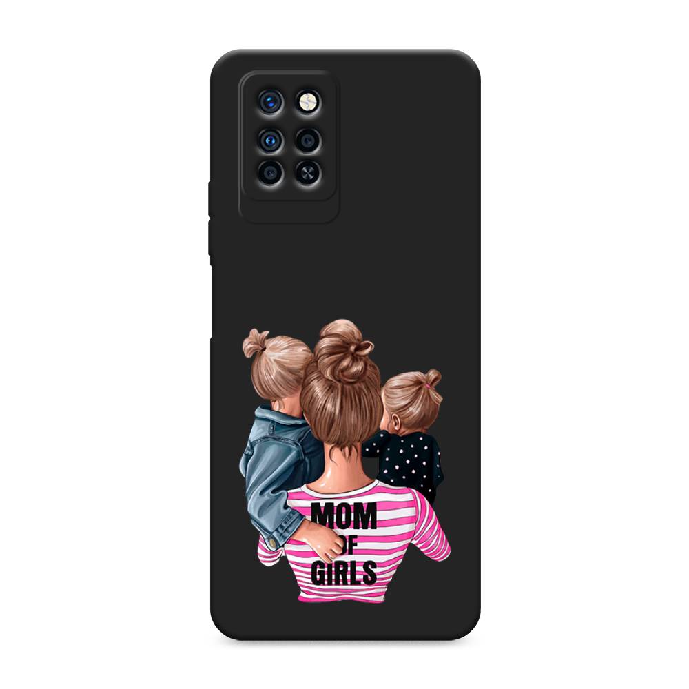 

Чехол Awog на Infinix Note 10 Pro / Инфиникс Нот 10 Про "Mom of Girls", Синий;розовый;черный
