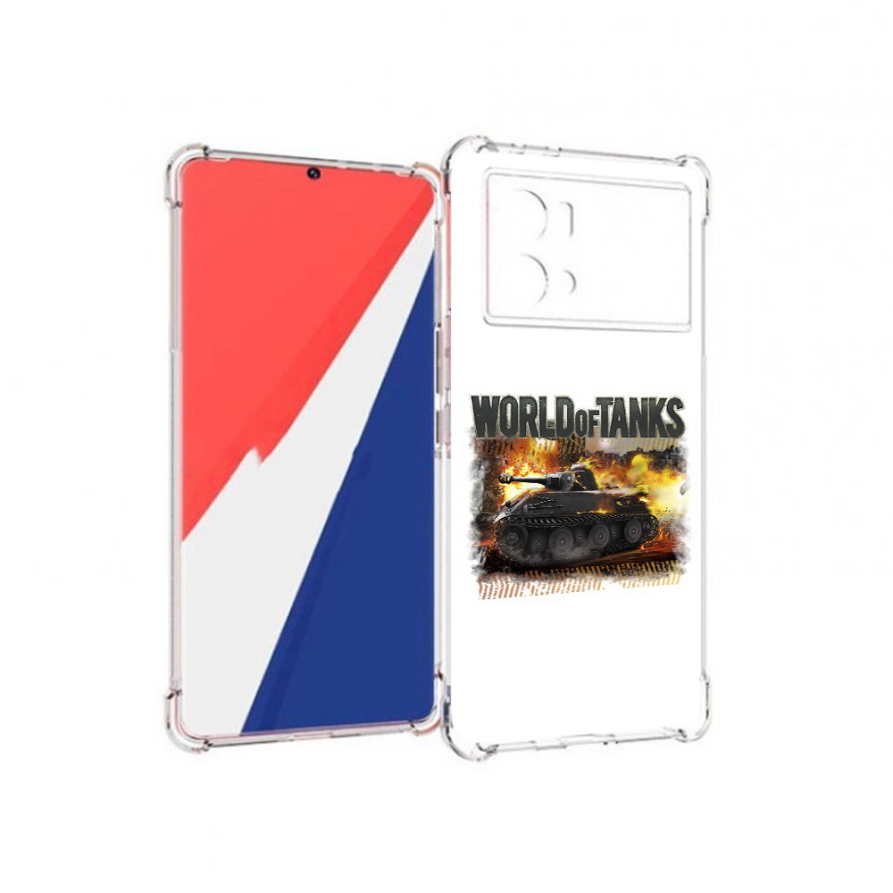 

Чехол MyPads Tocco для Vivo 9 Pro Мир танков-2 (PT226978.402.118), Прозрачный, Tocco