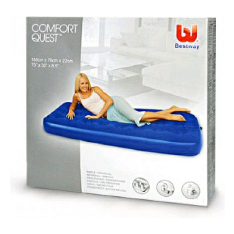 

Надувной матрас Bestway Flocked Air Bed 185 х 76 х 22 см, Синий