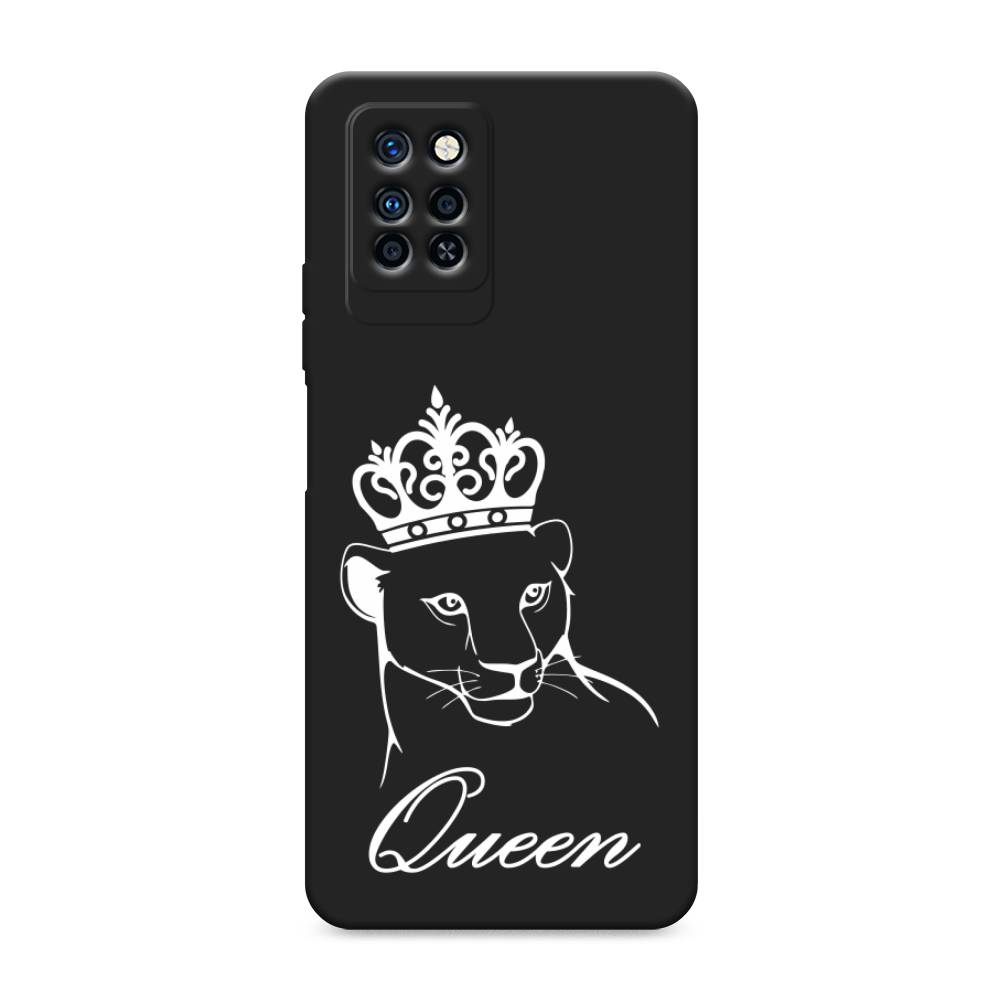 

Чехол Awog на Infinix Note 10 Pro / Инфиникс Нот 10 Про "Львица королева", Бежевый;прозрачный