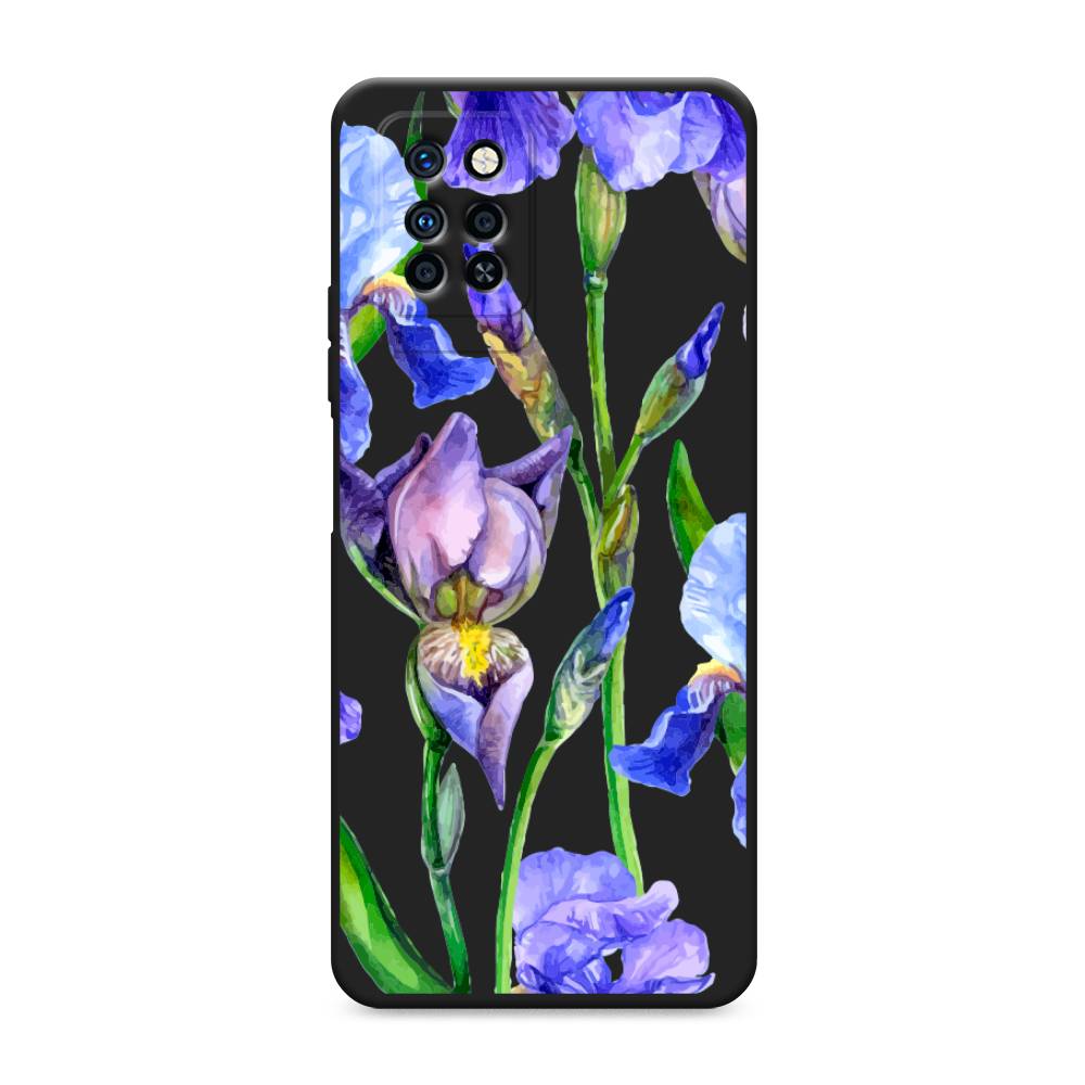 

Чехол Awog на Infinix Note 10 Pro / Инфиникс Нот 10 Про "Синие ирисы", Фиолетовый;голубой;зеленый