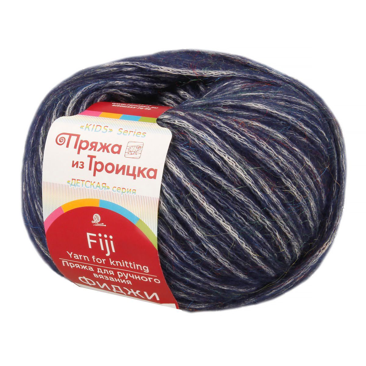 

Пряжа из Троицка Фиджи 50г/95м 004 тсиний, 2 шт