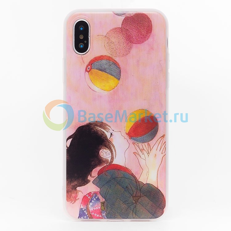 

Чехол накладка SC134 BaseMarket для Apple iPhone Xs (005)