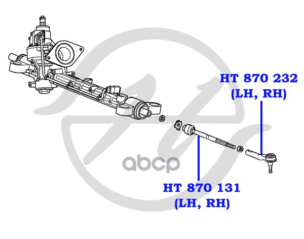 

HANSE HT870131 Рулевая тяга