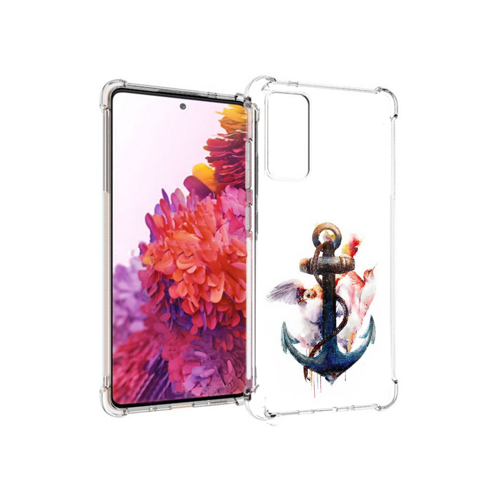 

Чехол MyPads Tocco для Samsung Galaxy S20 FE якорь с птицами (PT153647.496.703), Прозрачный, Tocco