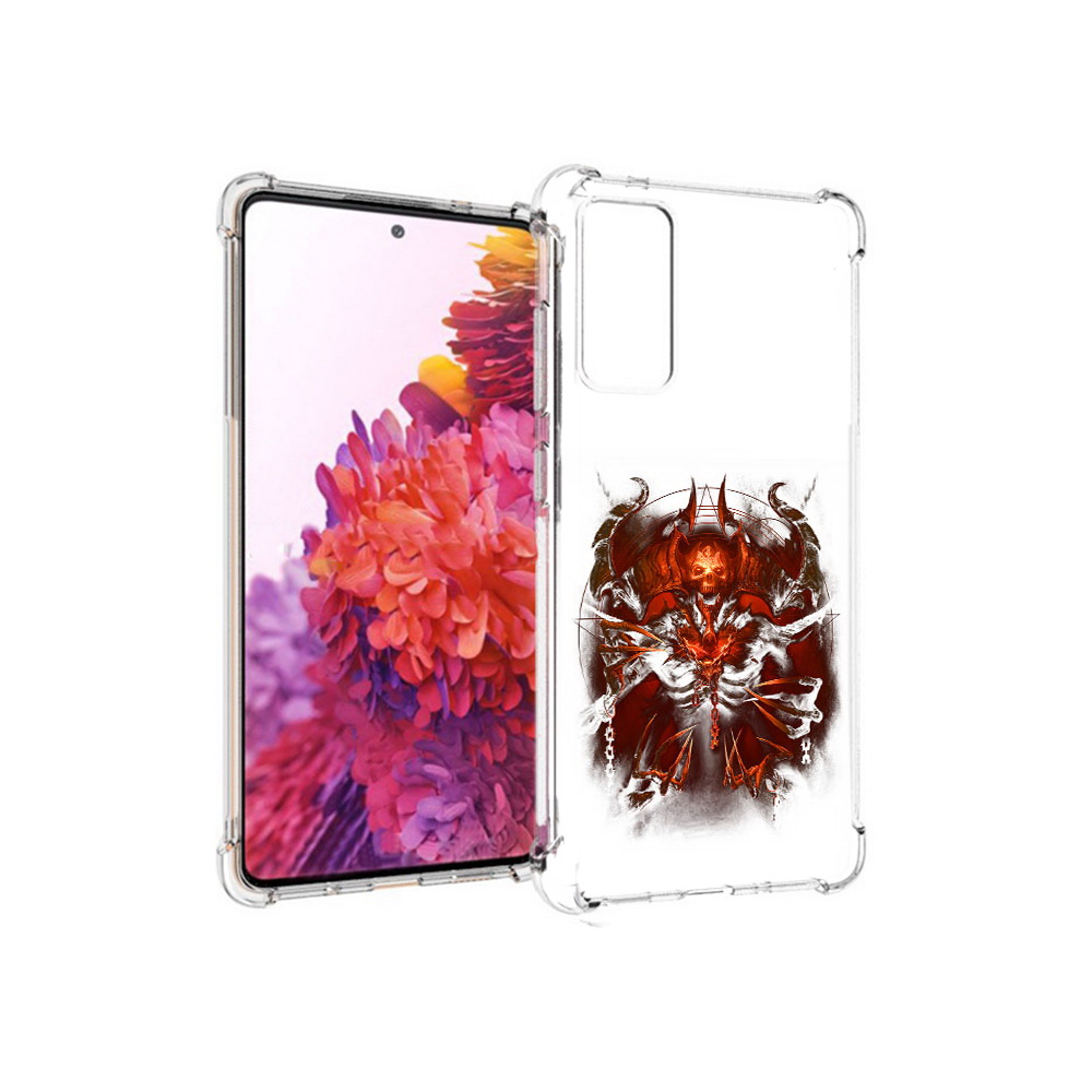 

Чехол MyPads Tocco для Samsung Galaxy S20 FE яркий демон (PT153647.496.708), Прозрачный, Tocco