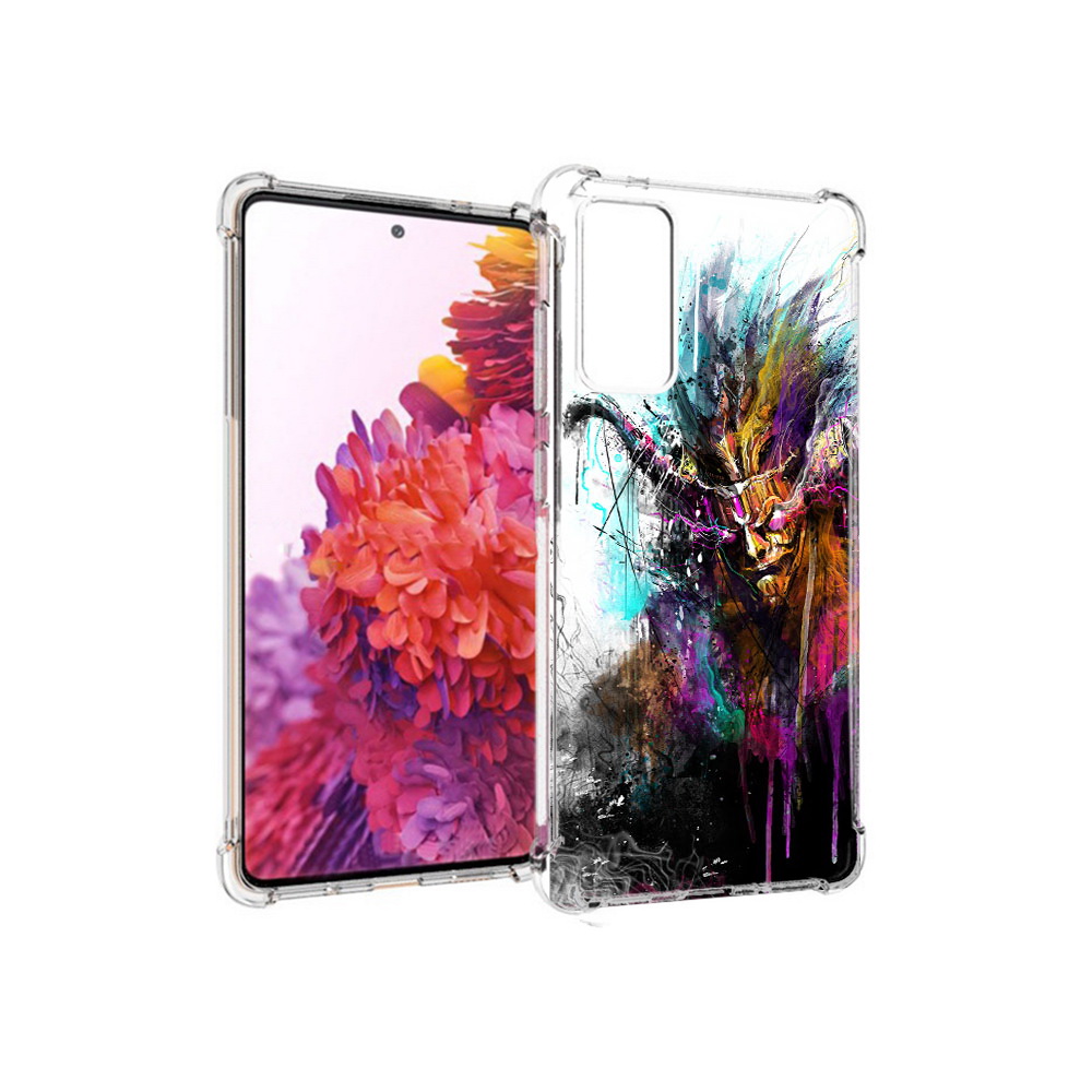 

Чехол MyPads Tocco для Samsung Galaxy S20 FE яркий дьявол (PT153647.496.709), Прозрачный, Tocco