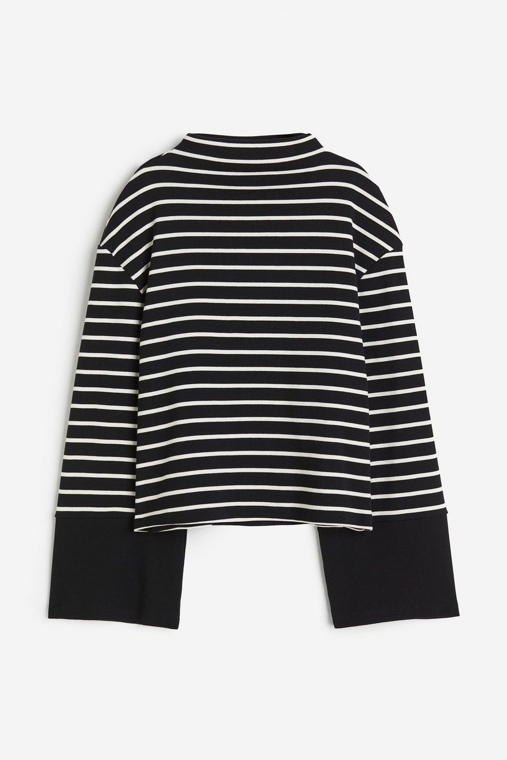 

Лонгслив женский H&M 1225984 синий M, 1225984