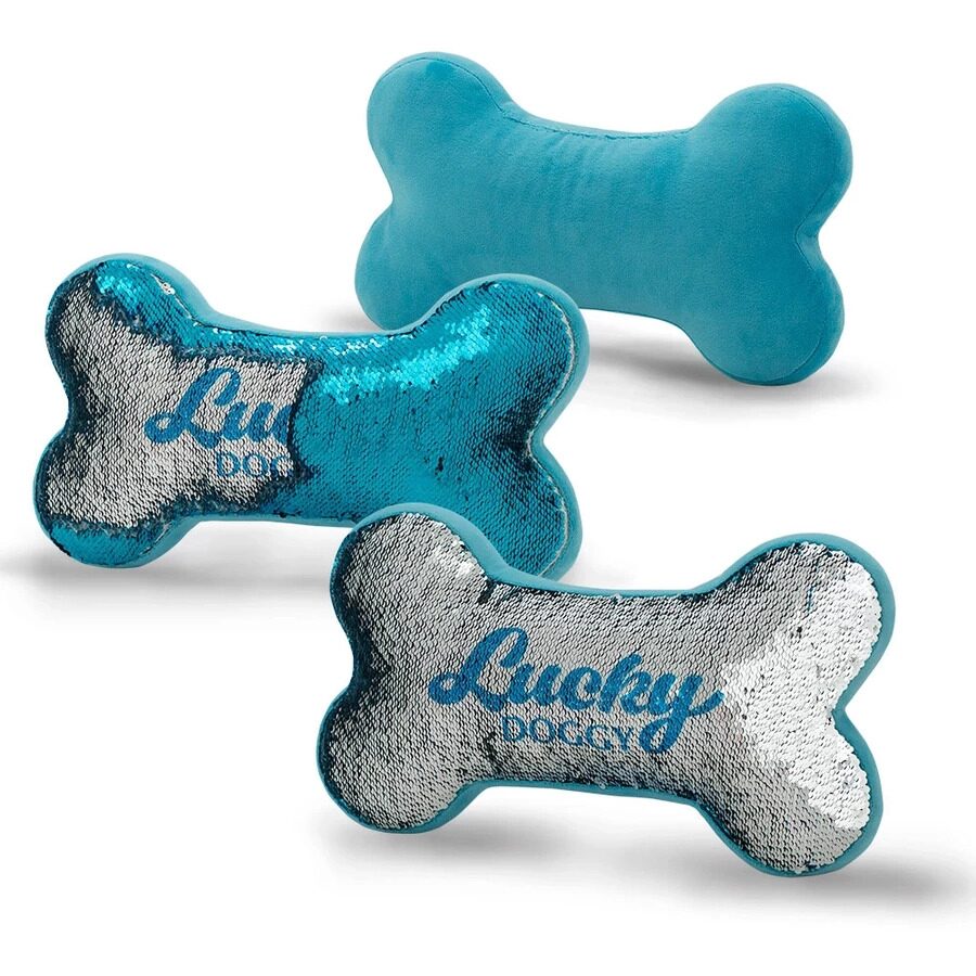 

Подушка Orange Toys Lucky Doggy Косточка LDC, Бирюзовый