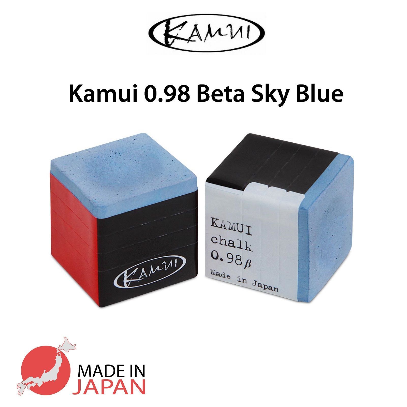 

Бильярдный мел Kamui 0.98 Beta Sky Blue, Синий, kamuichalk-ebilliard
