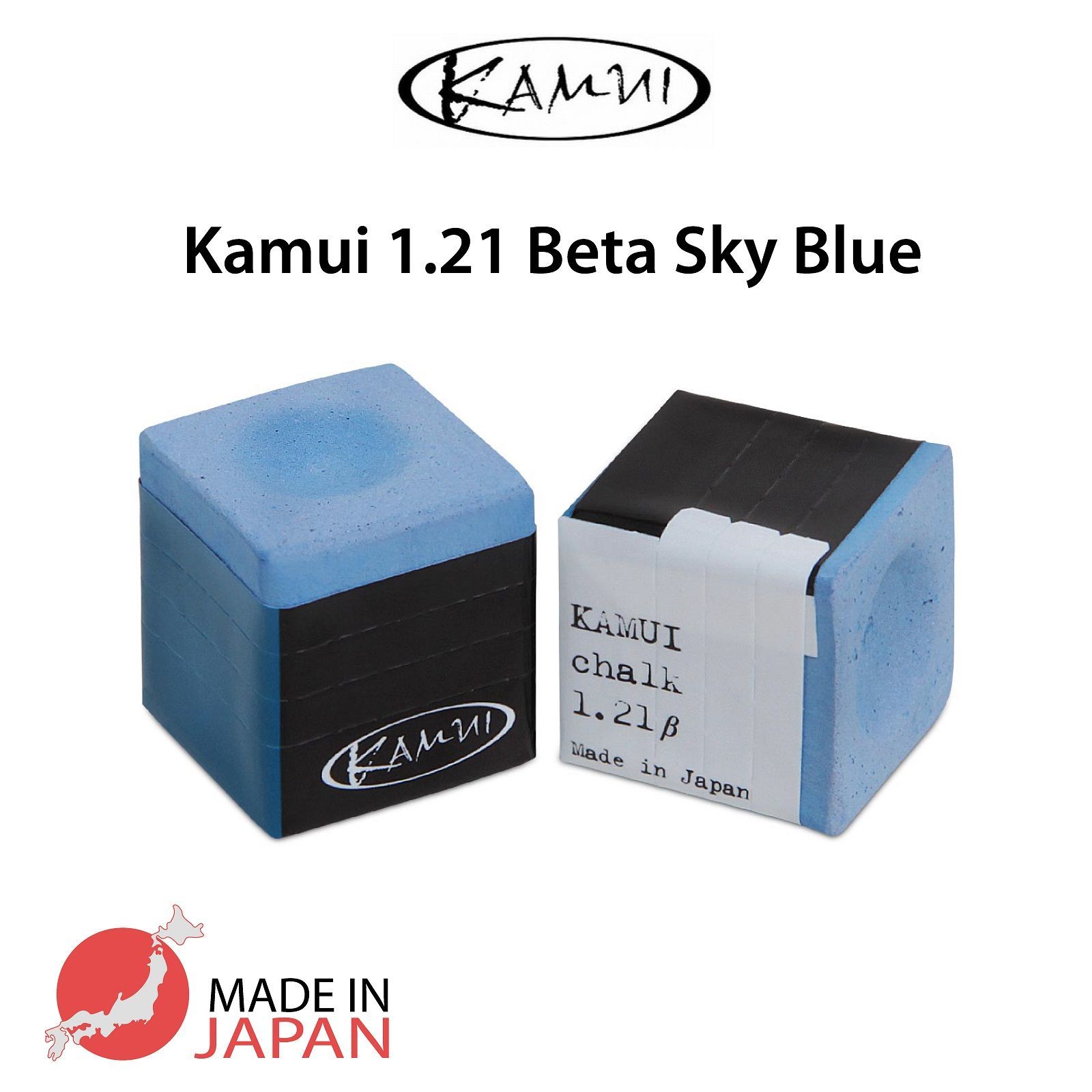 Бильярдный мел Kamui 121 Beta Sky Blue 2715₽